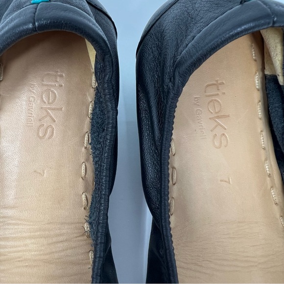 Tieks Black Leather Ballet Flats Size 7 - Picture 9 of 9